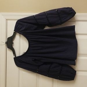 Lilly Pulitzer blue top. Size small.